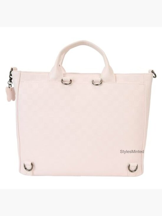 Convertible Backpack & Tote Bag with 3D Bow Details